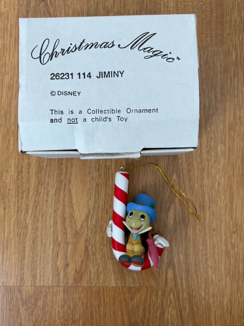 Disney Christmas Magic Jiminy Collectible Ornament 26231 114